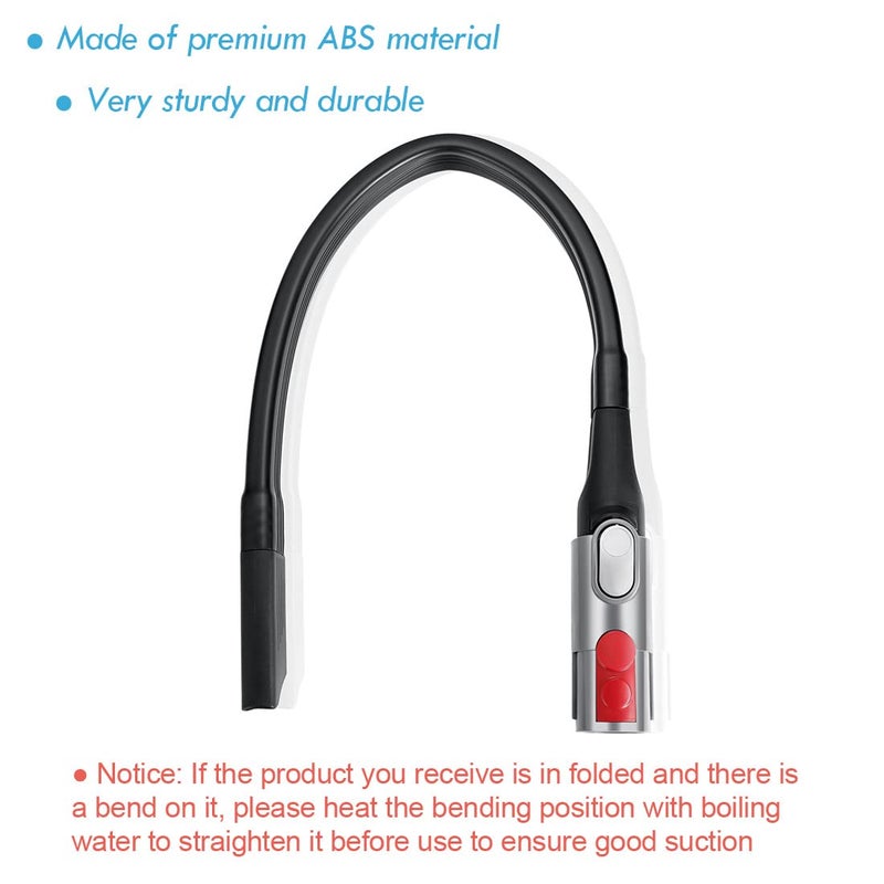 Charlux 23'' Flexible Extension Crevice Tool Attachment for Dyson V8 V7 V10 V11 V15 V6 Vacuum Cleaner with Quick Release Converter Adapter - Image 2